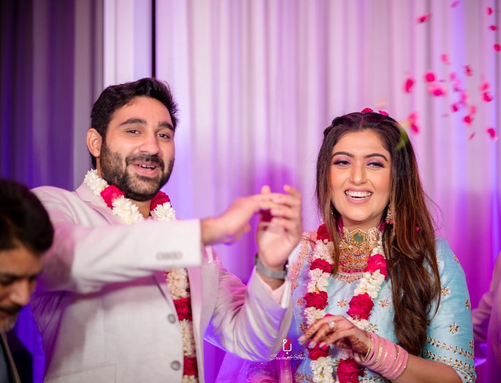 Shireen Mirza With Her Fiance Hasan
