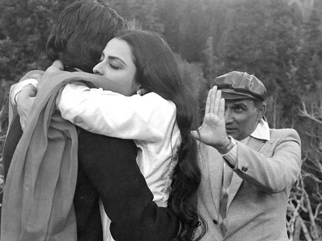 Amitabh Bachchan With Rekha and Yash Chopra