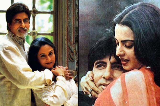 Amitabh Bachchan With Rekha And Jaya