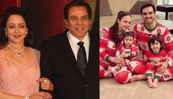 Hema Malini and Isha Deol With His Family