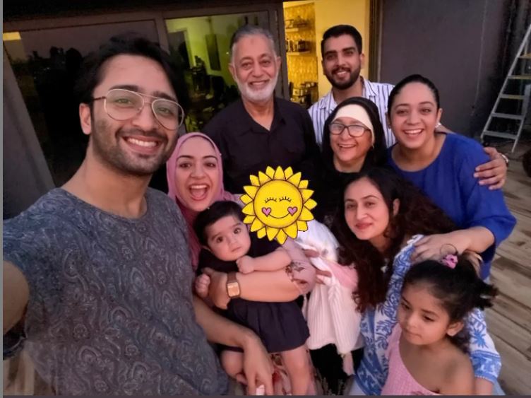 shaheer sheikh with daughter
