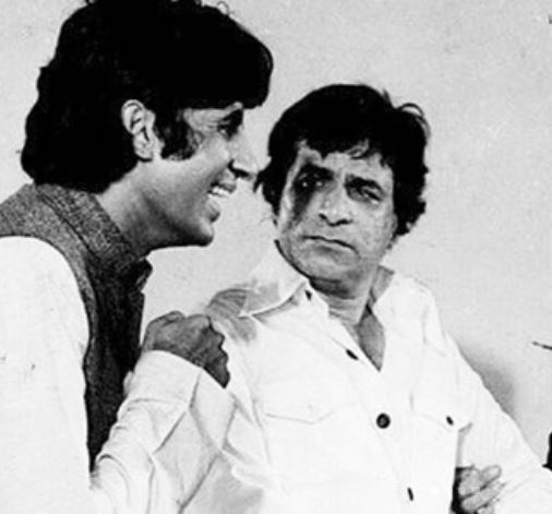 Kader Khan and Amitabh Bachchan