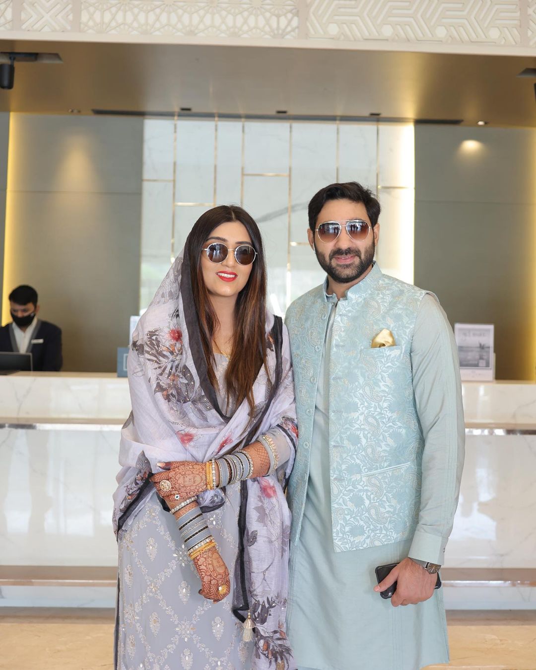 Shireen Mirza With Hubby Hasan