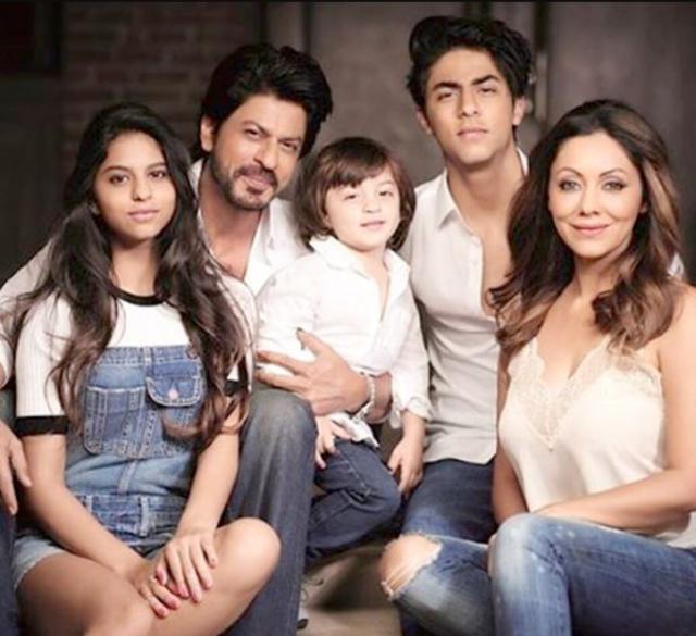 Shahrukh With His Family