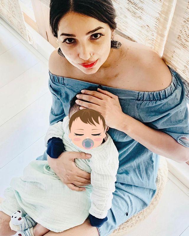 Kanika Dhillon With Her Son