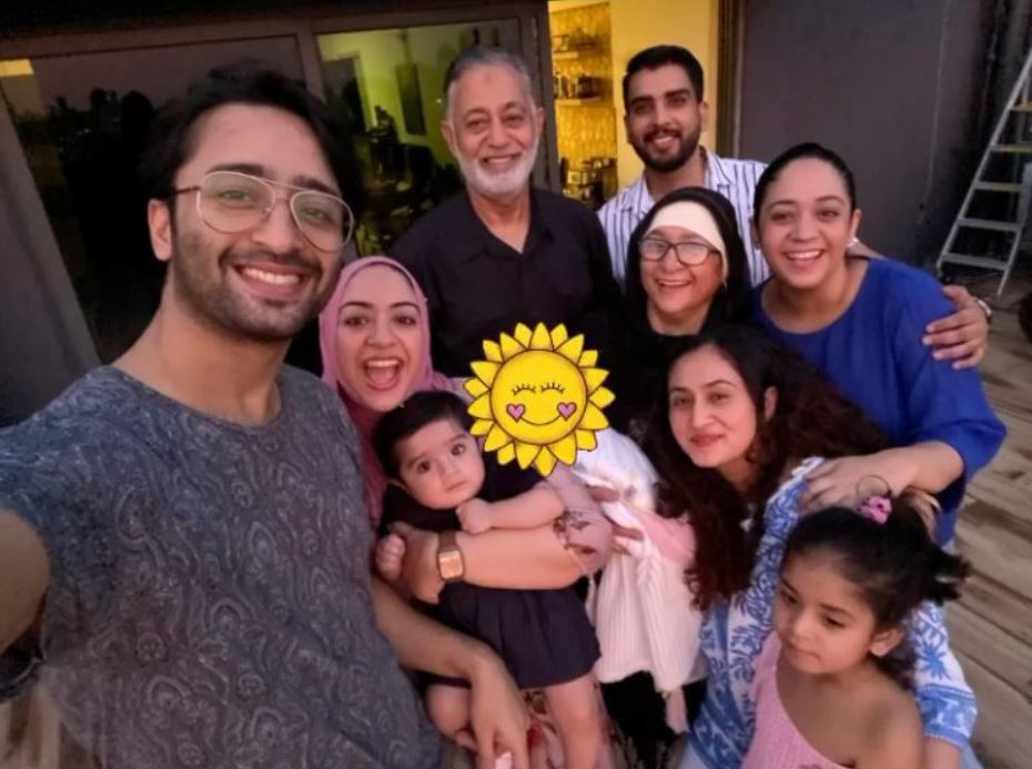 Shaheer Sheikh With His Family