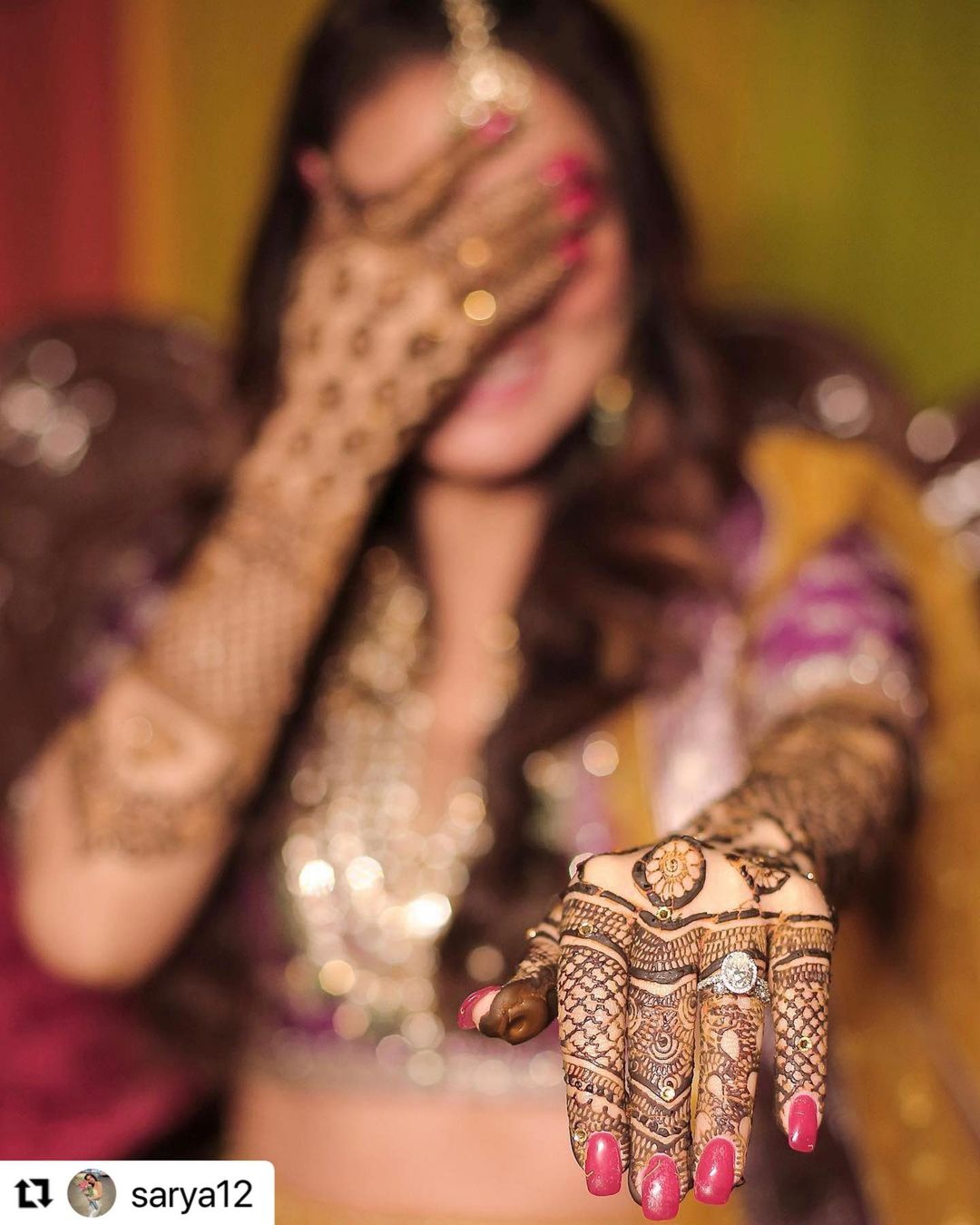 Shraddha Arya Engagement Ring