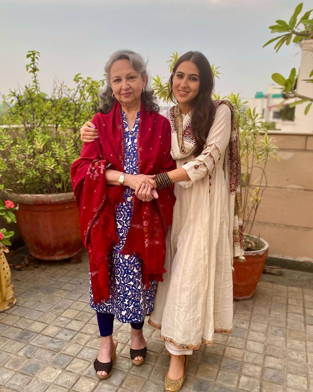 Sharmila Tagore With Sara Ali Khan