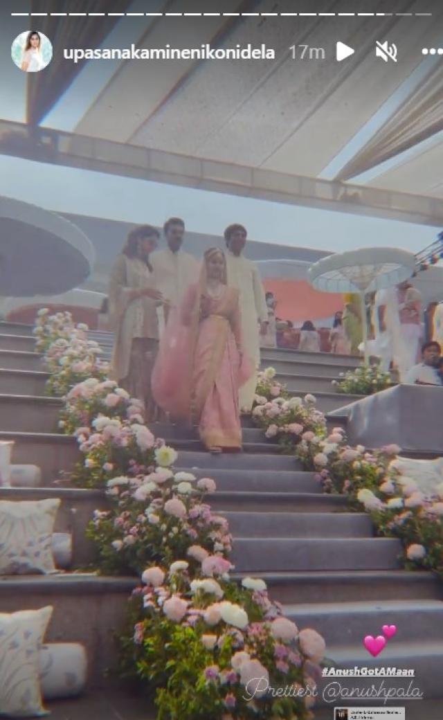 Upasana Kamineni Sister Anushpala Wedding