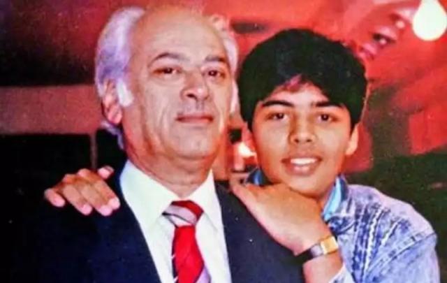 Karan Johar With His Father