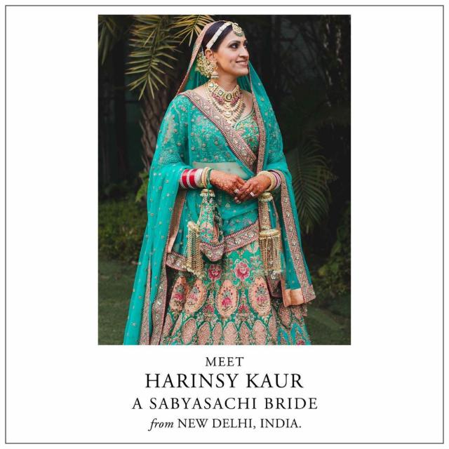 Sabyasachi Bride Harinsy Kaur