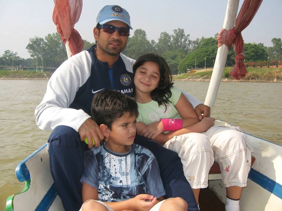Sachin Tendulkar With Children