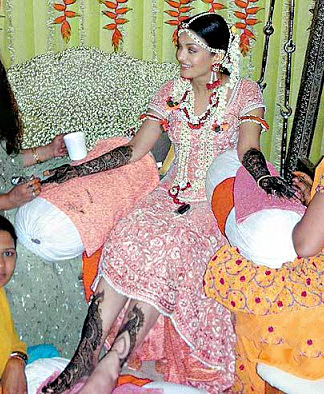 aishwarya rai mehandi ceremony