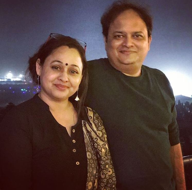 Sonalika Joshi With Husband Sameer