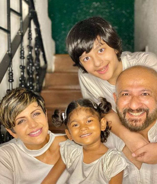 raj kaushal with family