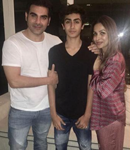 Arbaaz Khan And Malaika Arora With Their Son