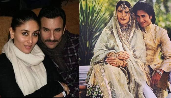Saif Ali Khan With His Two Wives