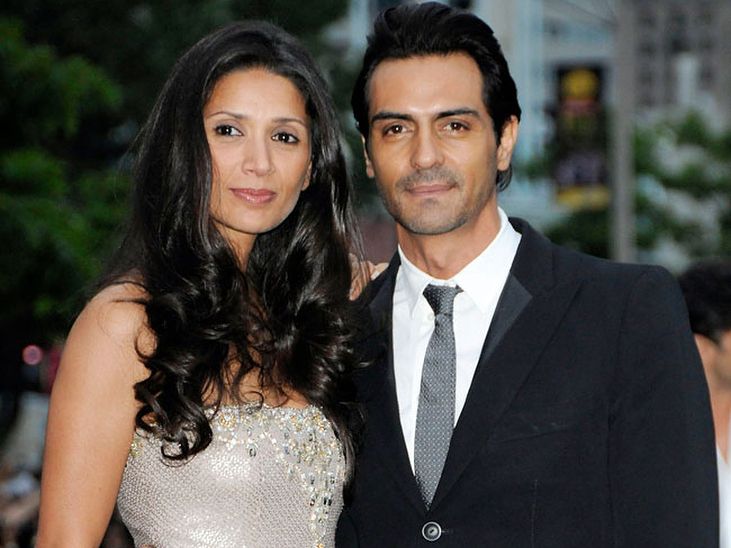 Arjun Rampal With Wife Mehr Jesia