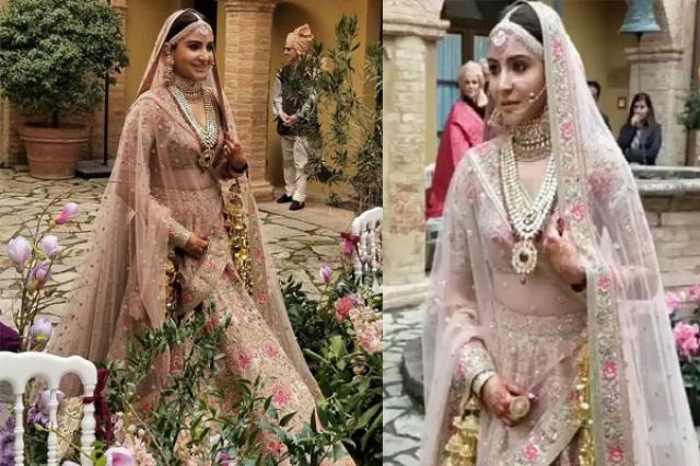 Anushka Sharma Wedding Outfit