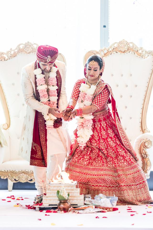Indian Bride with Pakistani Groom 