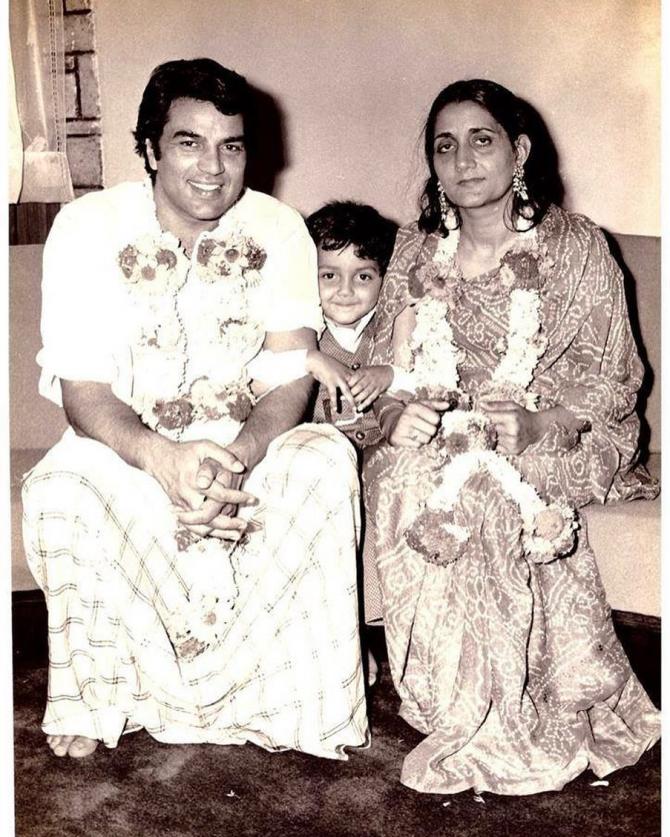 dharmendra first marriage photo