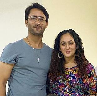 Shaheer Sheikh With his wife Ruchikaa