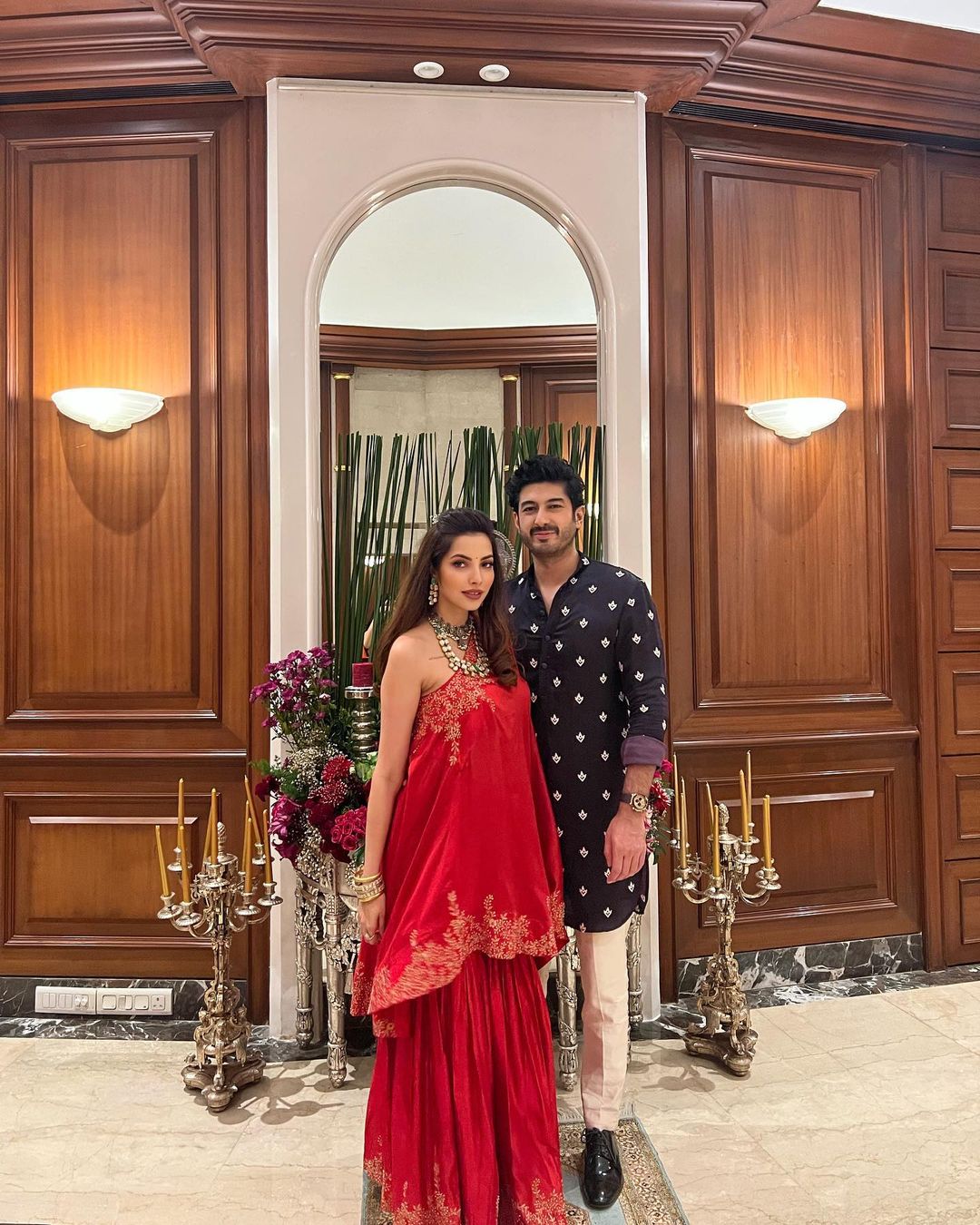 Mohit Marwah with wife Antara