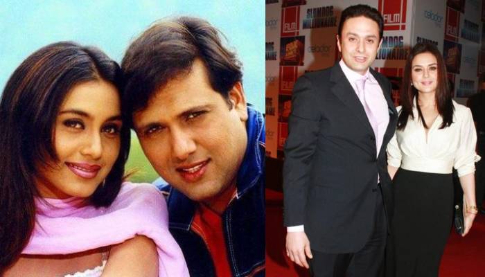 Govinda with Rani and Preity with her ex