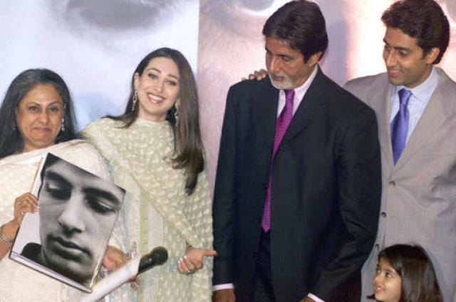 Karisma Kapoor with Bachchan Family