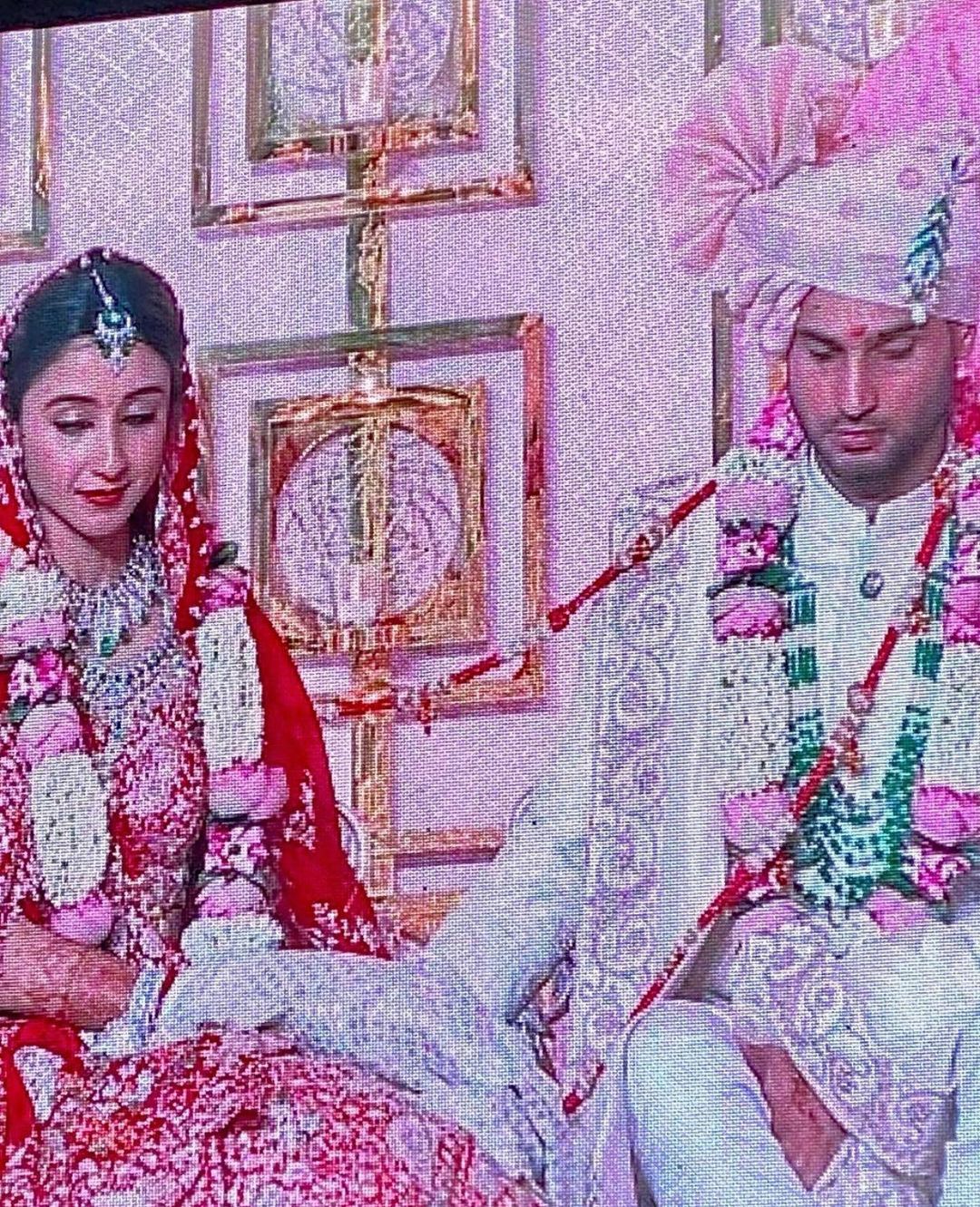 Anmol Ambani Marriage Photo with Khrisha Shah