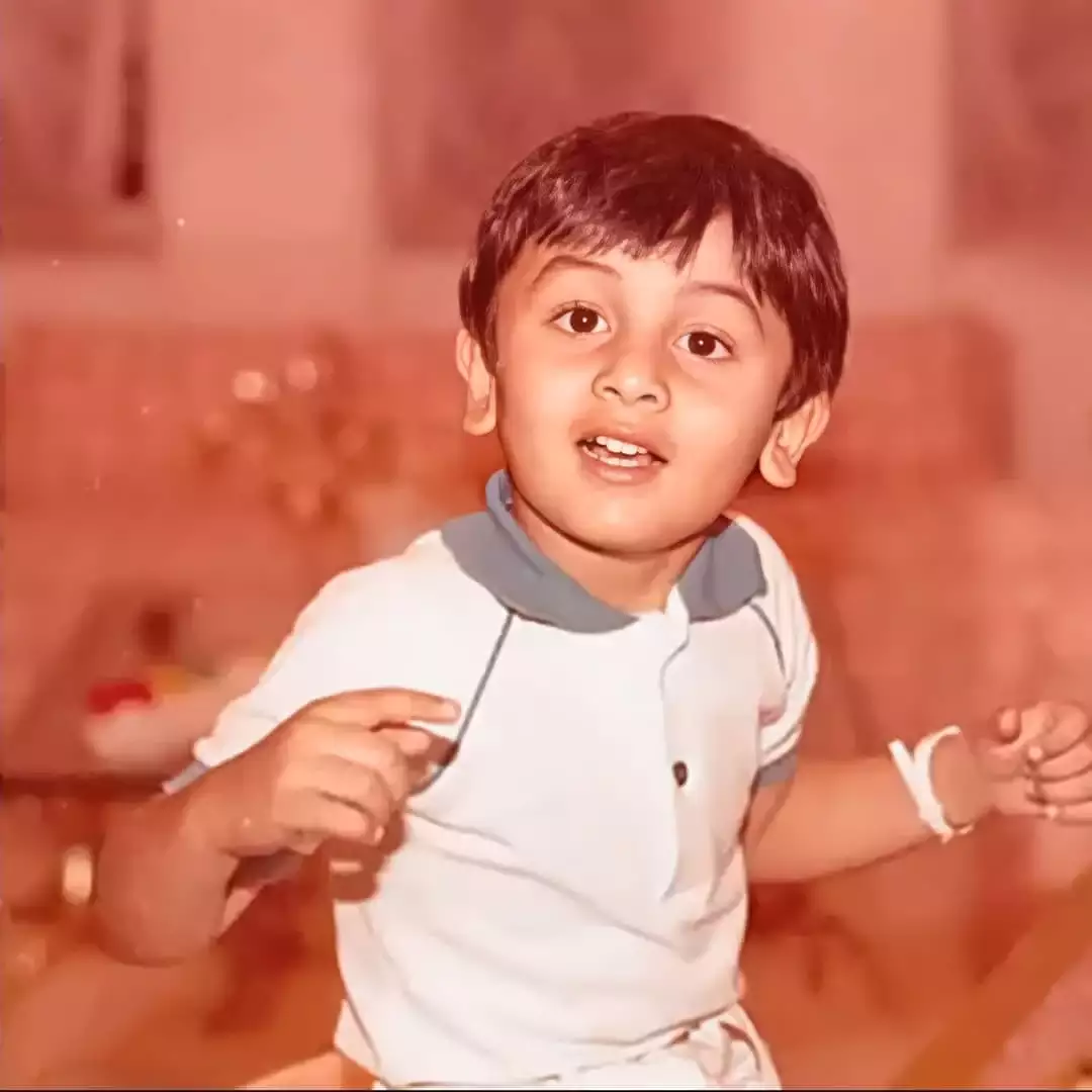Ranbir Kapoor Childhood pic