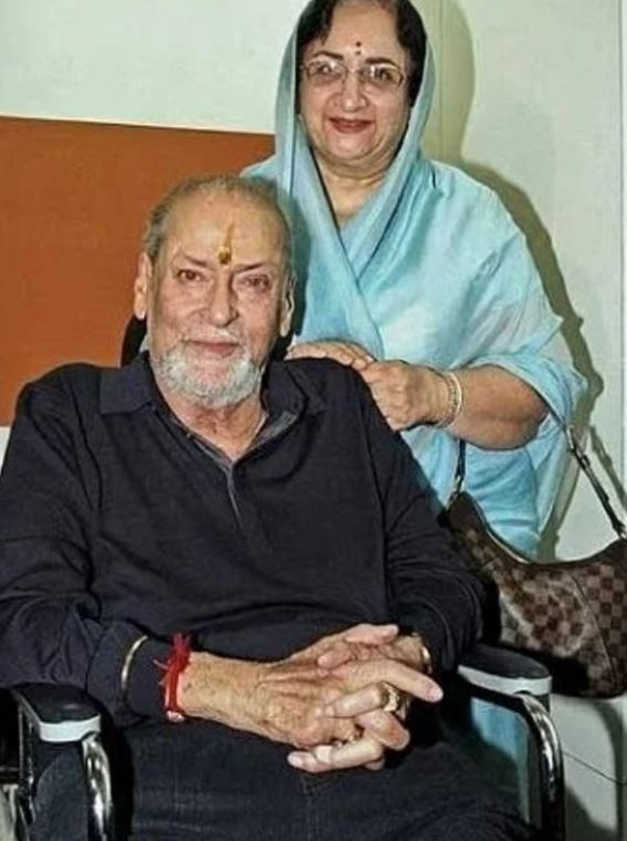 Shammi Kapoor with wife Neila Devi