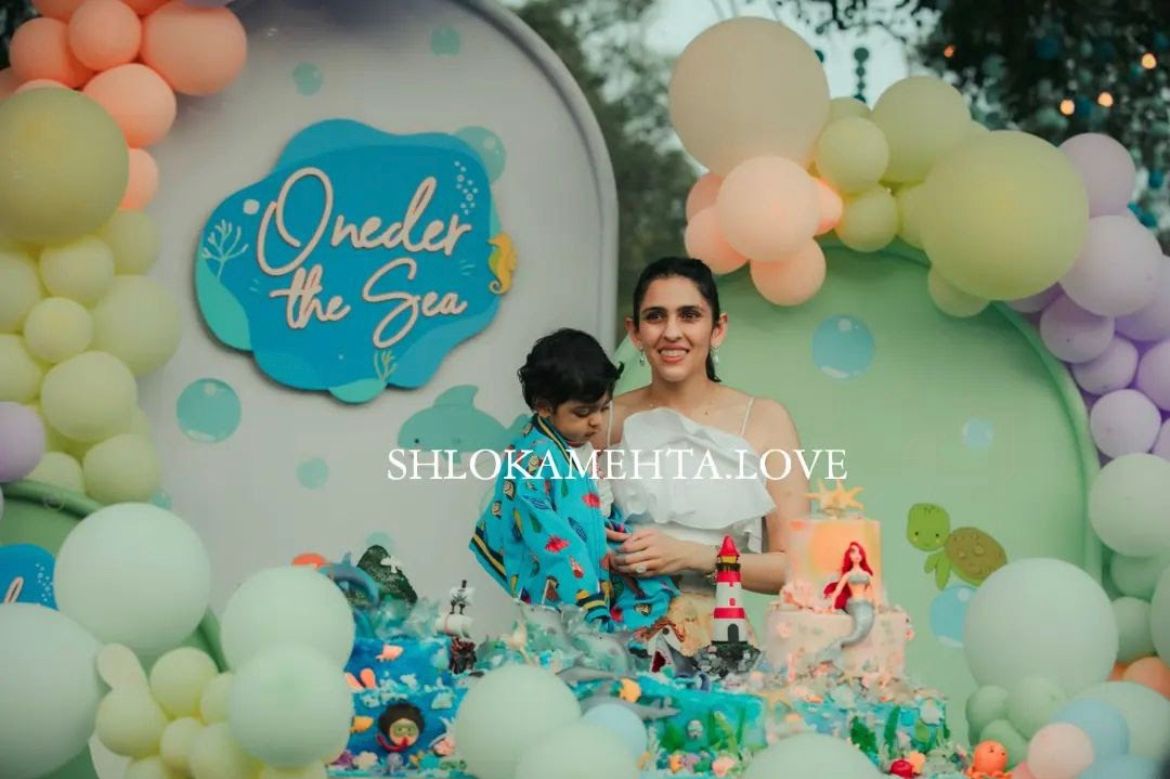 Shloka Mehta with her Son Prithvi