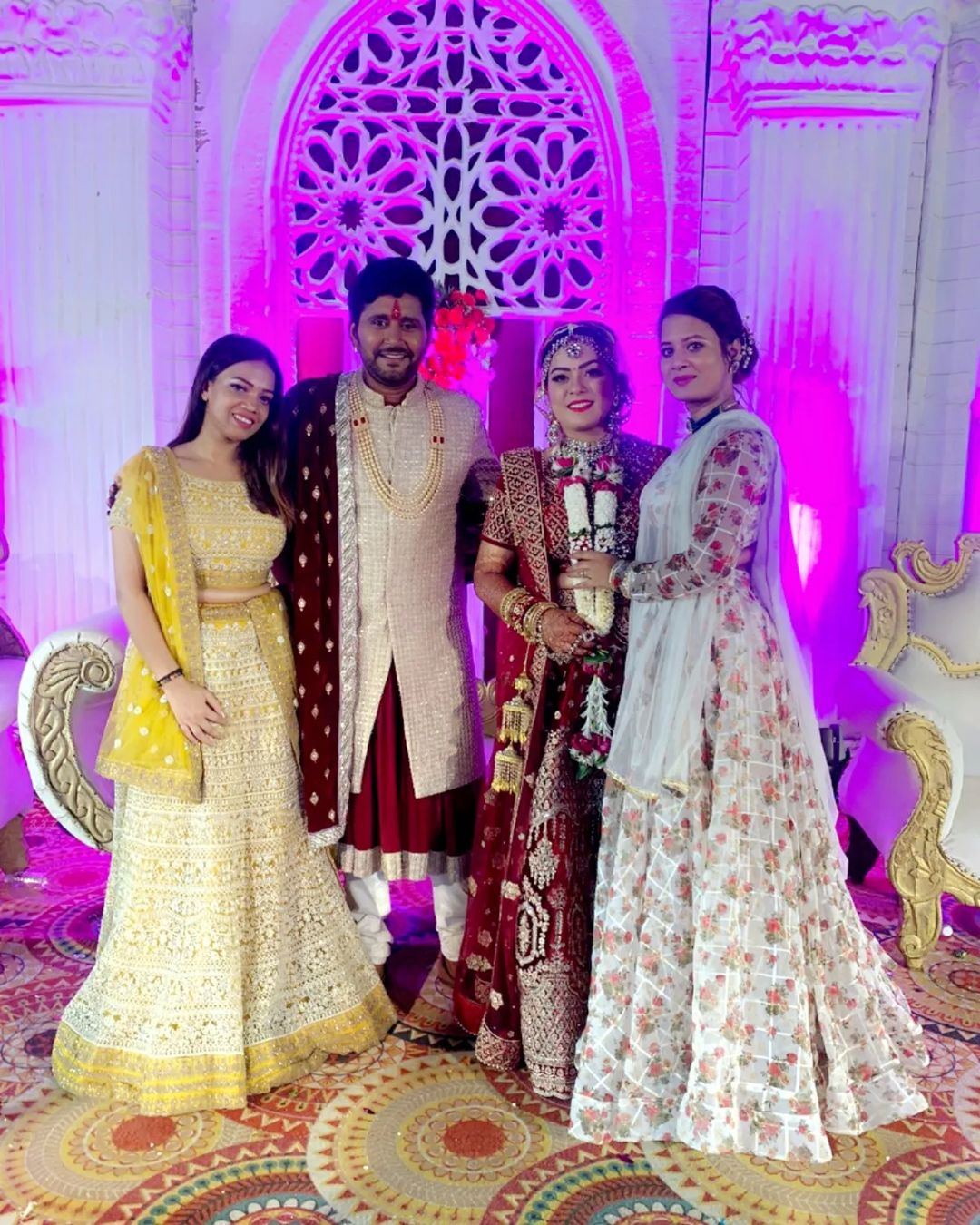 Nidhi Jha and Yash Kumar wedding
