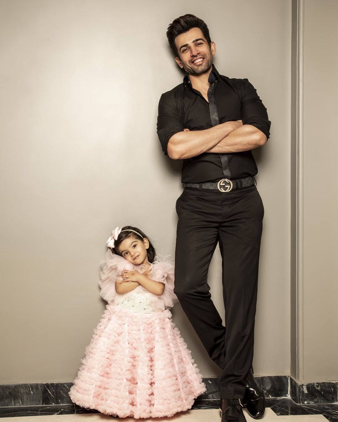 Jay Bhanushali with daughter Tara