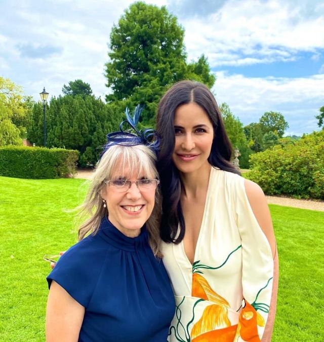 Katrina Kaif with her mother Suzanne 