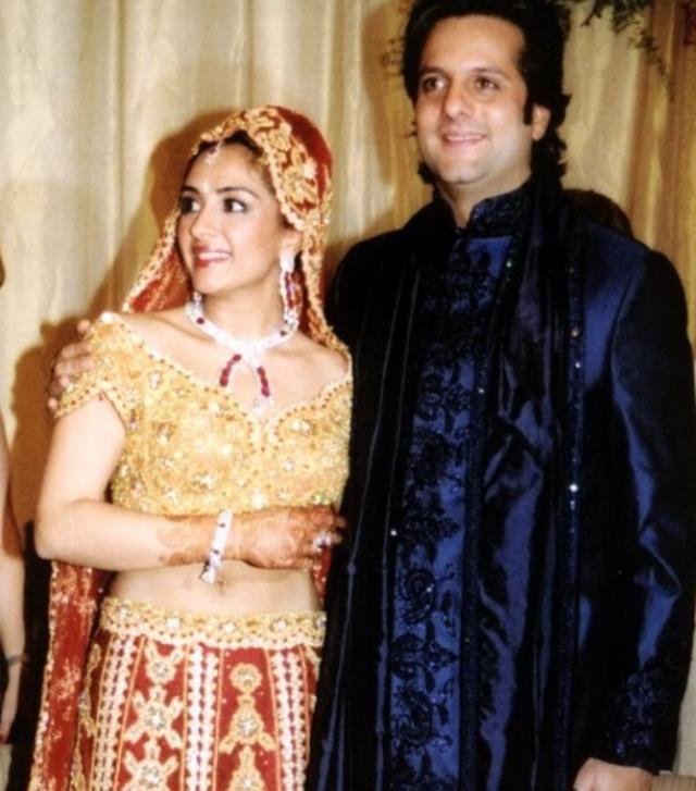 Fardeen Khan with wife