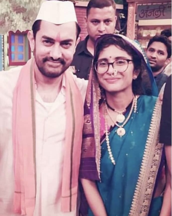 Aamir Khan with ex wife Kiran