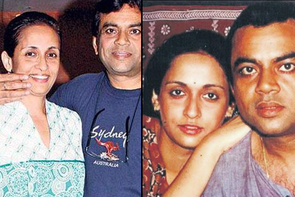 Paresh Rawal with wife Swaroop Sampat