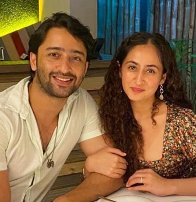 Shaheer Sheikh with wife