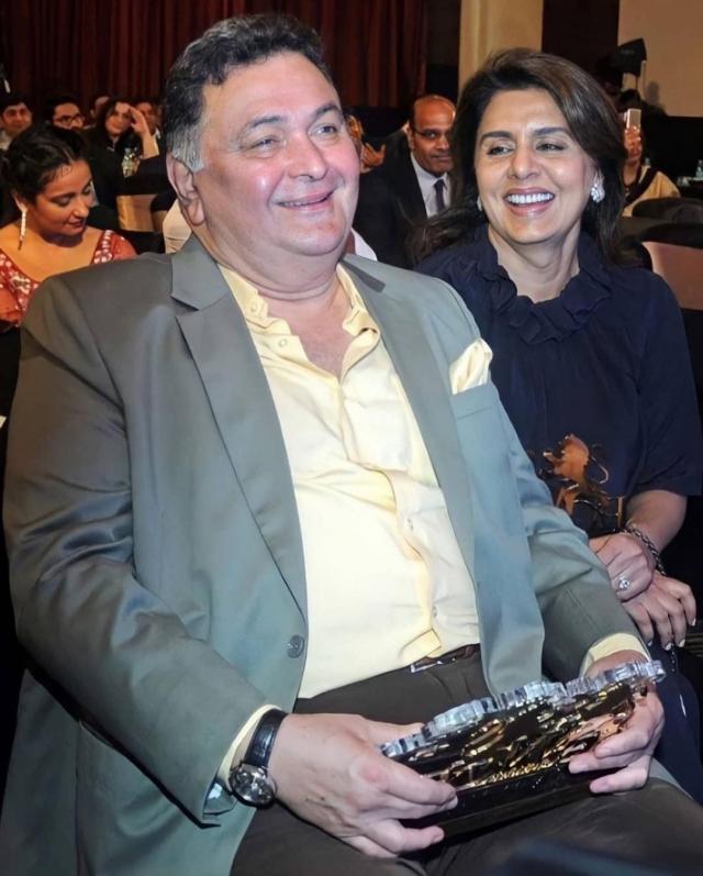 Neetu Kapoor with late hubby Rishi Kapoor