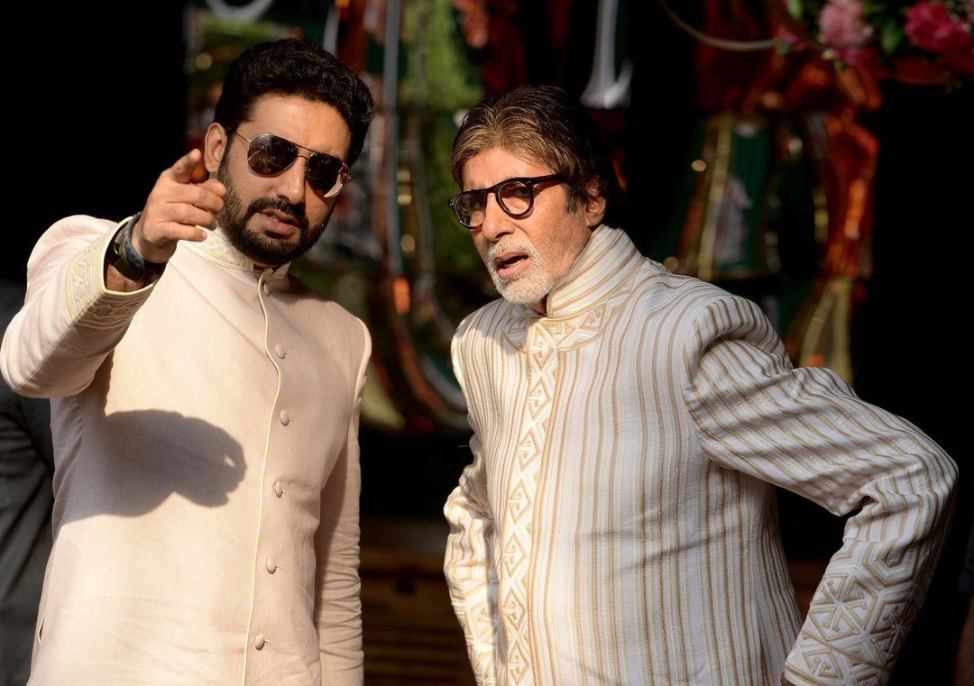 Amitabh Bachchan with Son Abhishek