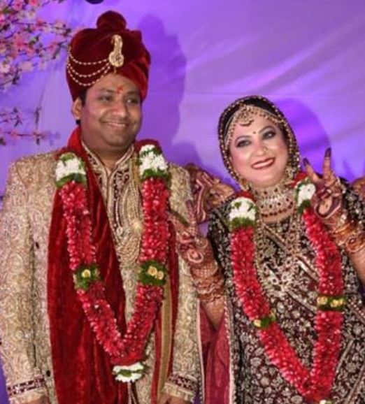 Surbhi Tiwari with husband  