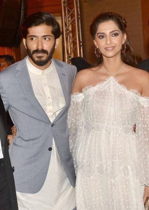 Sonam Kapoor with brother