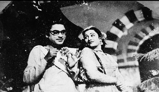Kishore Kumar and Madhubala