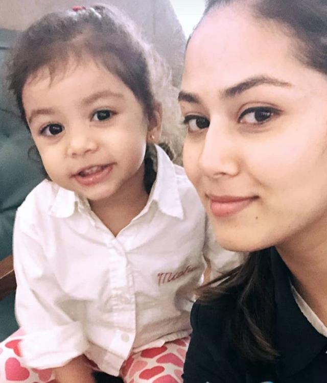 Mira Rajput with daughter Misha