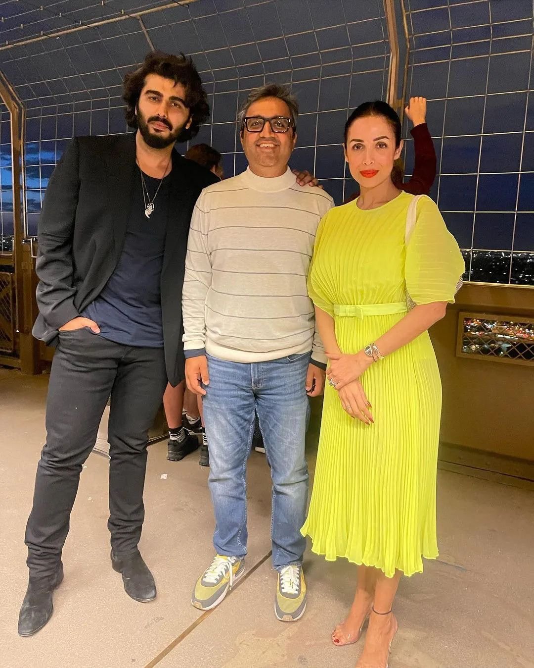 Malaika Arora with Arjun Kapoor and Ashneer Grover